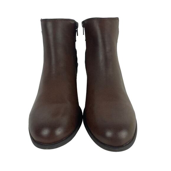 B.O.C. LYDIA BACK BELT COMFORT BOOTIE IN BROWN NWOB WOMEN'S SIZE 9.5M - Picture 7 of 13